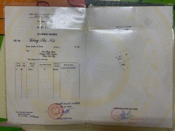 Bán nhà riêng 2 mặt tiền tại Duyên Yết, xã Hồng Thái, Phú Xuyên, Hà Nội