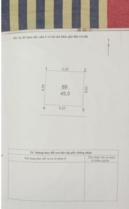 Bán nhanh nhà ở Tựu Liệt, thị trấn Văn Điển, Hà Nội diện tích 45m2