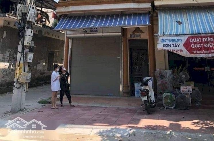Bán nhà mặt phố Quang Trung Thị xã Sơn Tây Hà Nội