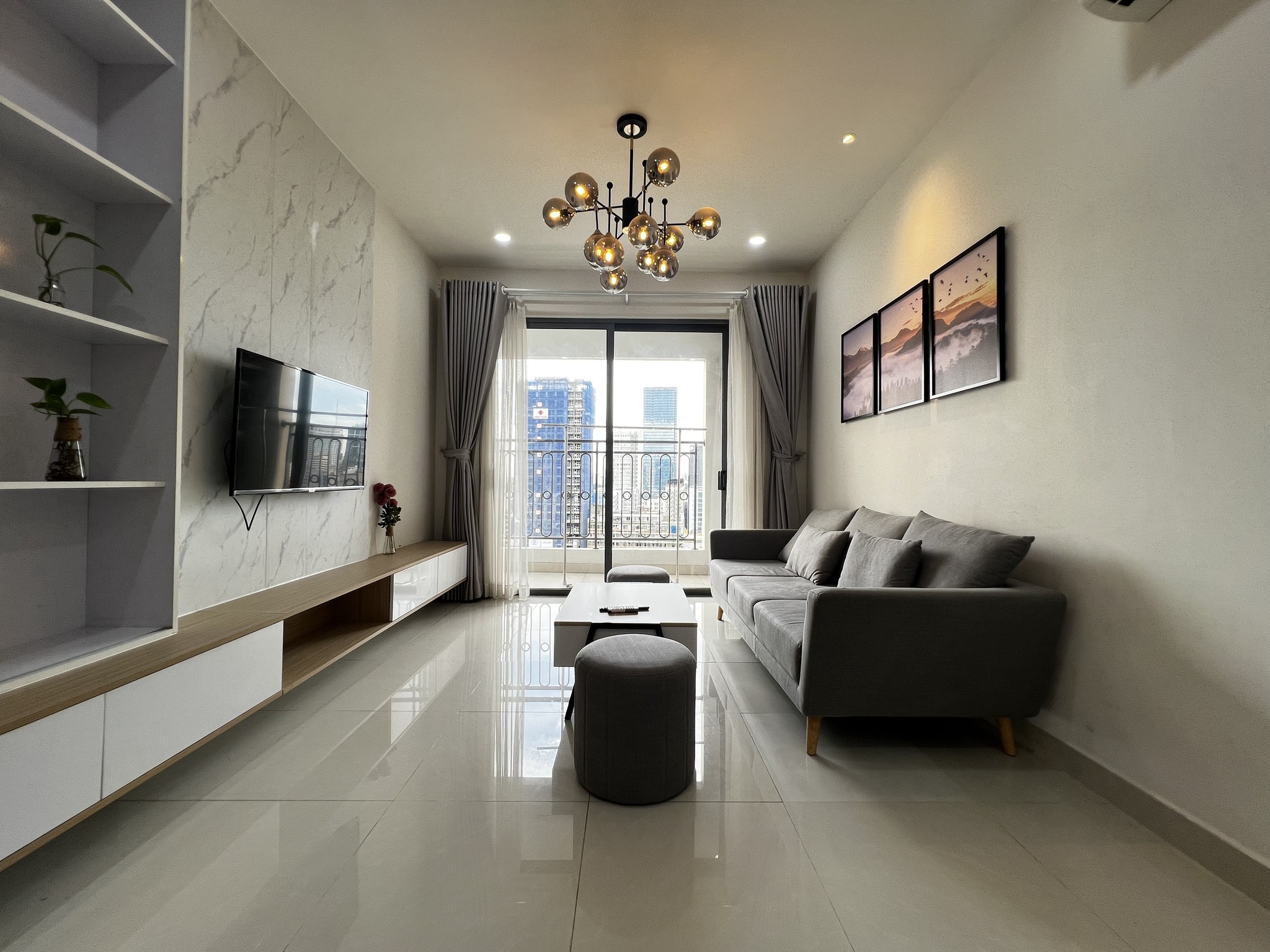 Cho thuê căn chung cư Galaxy 9 nội thất cực sang 2PN chỉ 17 triệu