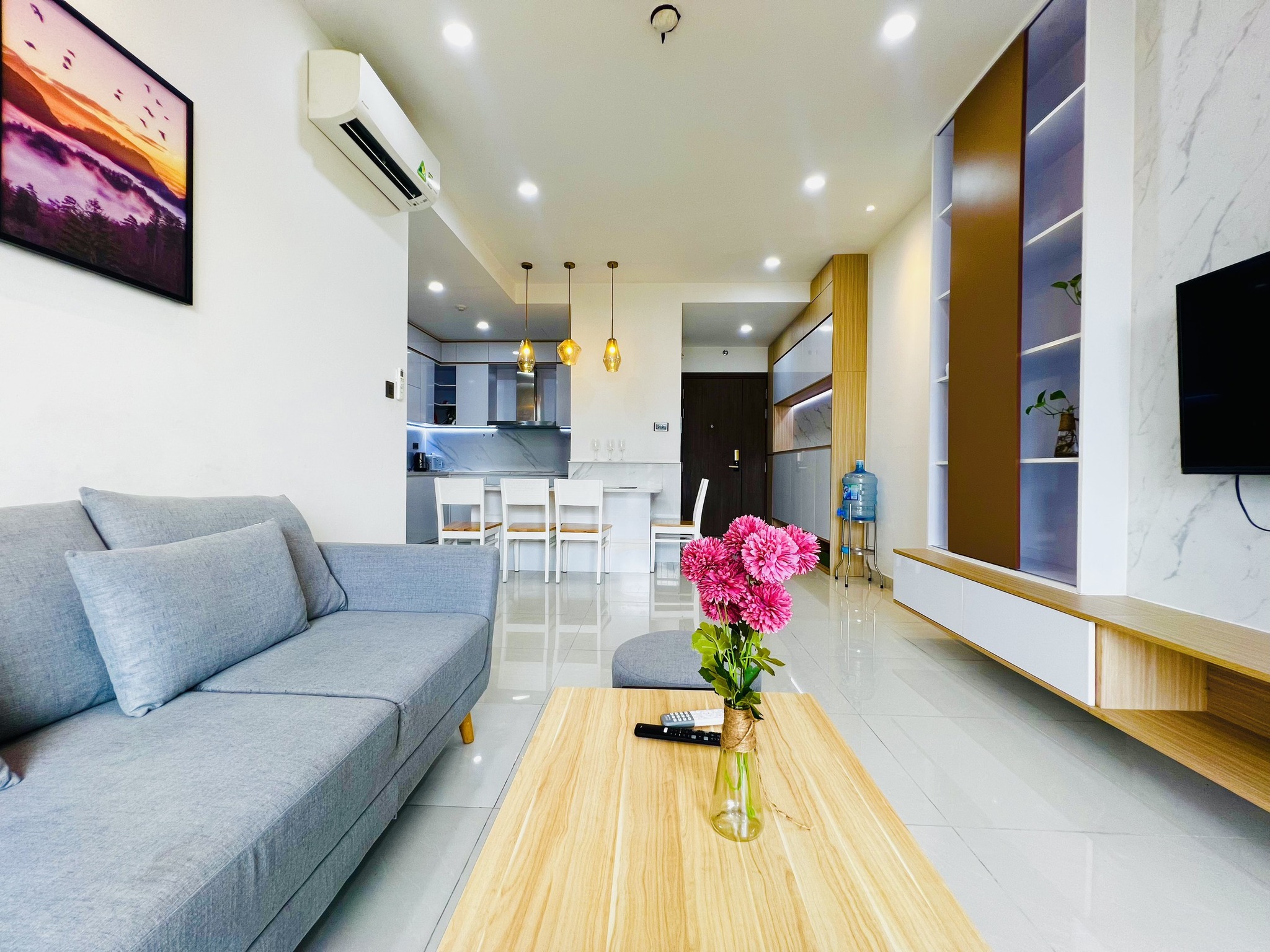 Cho thuê căn chung cư Galaxy 9 nội thất cực sang 2PN chỉ 17 triệu