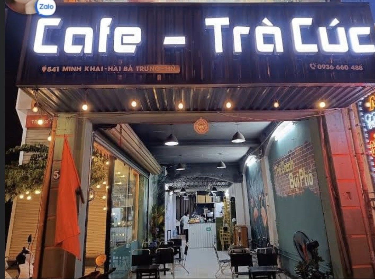 Cần sang nhượng quán Cafe Trà Cúc tại Minh Khai, Hai Bà Trưng