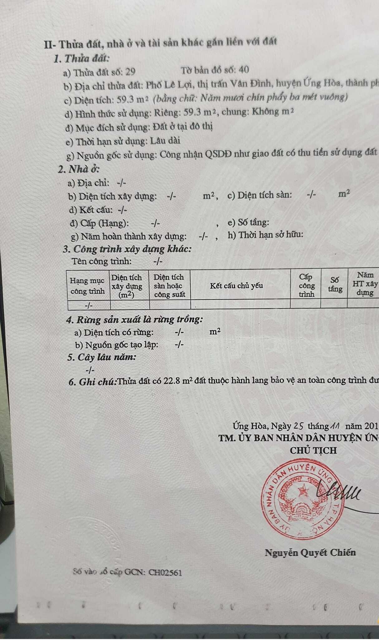 Cần bán ngay căn nhà mặt đường 21B đối diện trung tâm văn hóa Ứng Hòa