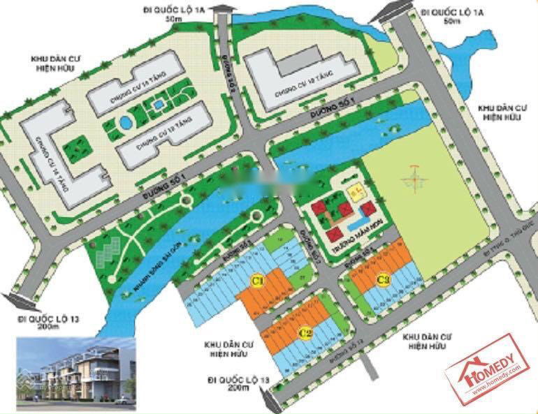 Mở bán đợt cuối 5 nền nhà liền kề khu dân cư Savico tại Phường Tam Bình, Thủ Đức