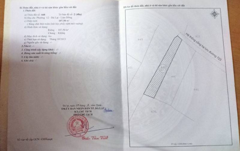 Chính Chủ Bán Lô Đất Rộng Siêu Đẹp Tại Phường 12, Đà Lạt