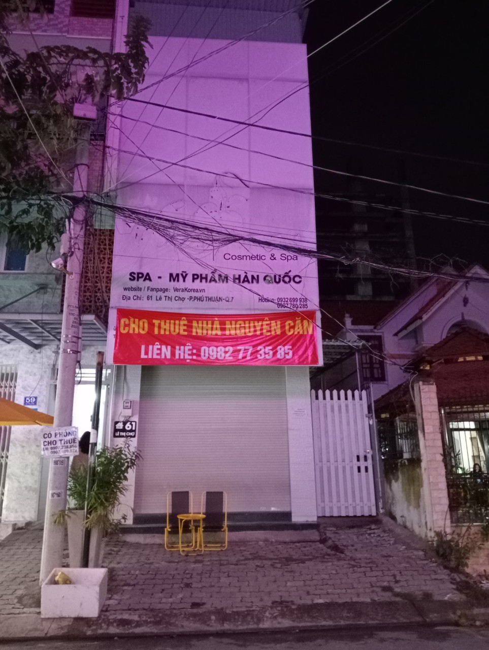 Nhà nguyên căn mặt tiền Lê Thị Chợ giá 16tr/tháng