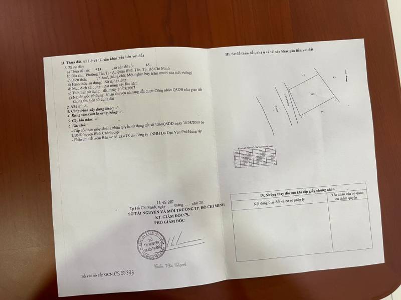 Cần bán lô đất kinh C Phường Tân Tạo A, Quận Bình Tân