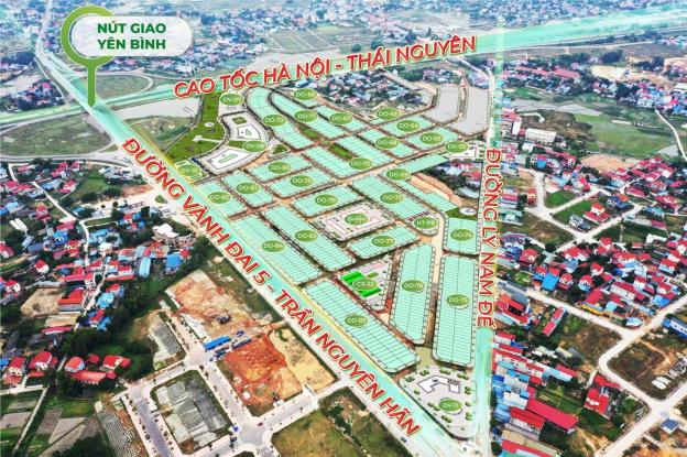 Bán cắt lỗ đất nền dự án, diện tích 160m2 vị trí đẹp tại khu đô thị Phổ Yên Thái Nguyên
