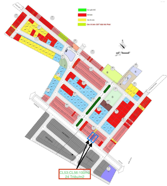 Bán lô đất liền kề 100m2 thuộc dự án Thiên Mã - Sơn Tây