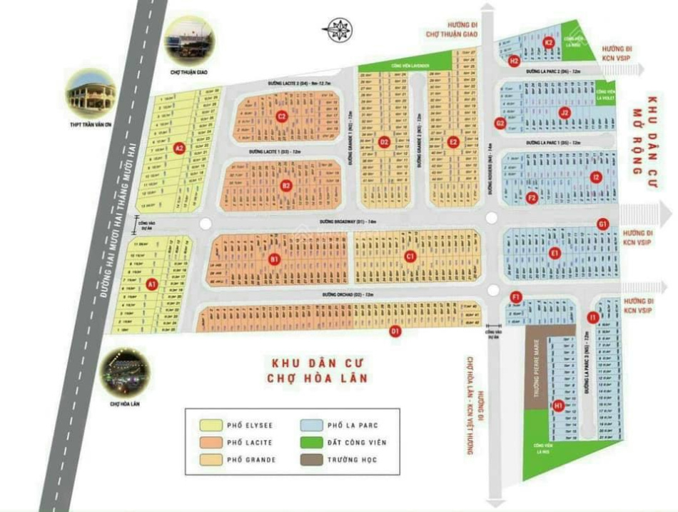 Cần bán nhanh lô đất KDC Lộc Phát, Thuận Giao, Thuận An 80m2
