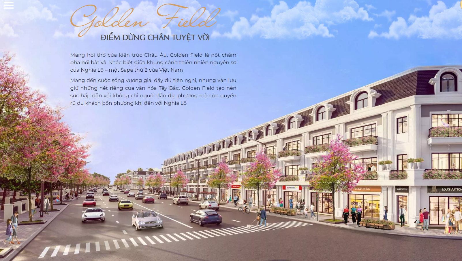 Ra Mắt Đất nền GOLDEN FIELD giữa Tx. Nghĩa Lộ - Yên Bái. Dự án Quy Chuẩn đón Thị xã lên Thành Phố