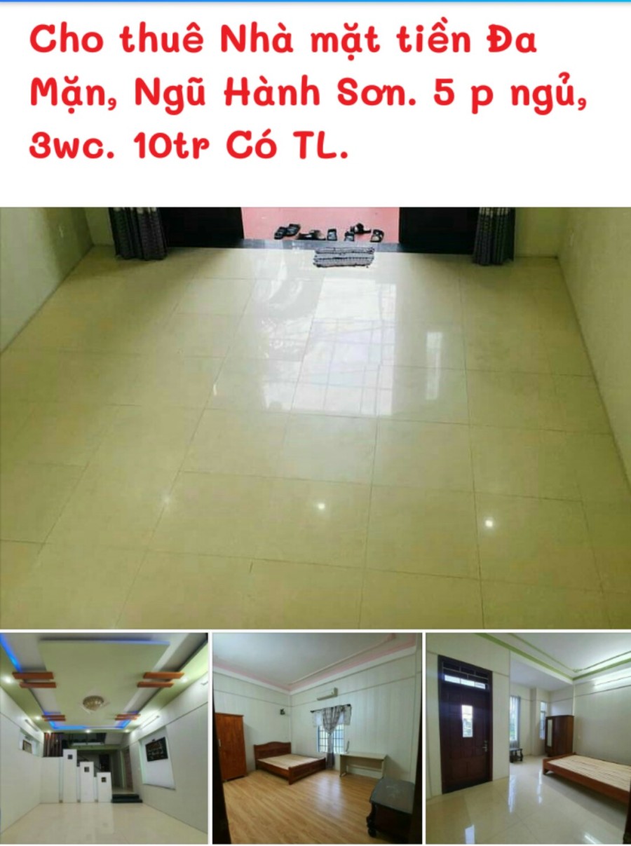 Cho thuê nhà nguyên căn mặt tiền Đa Mặn, Ngũ Hành Sơn