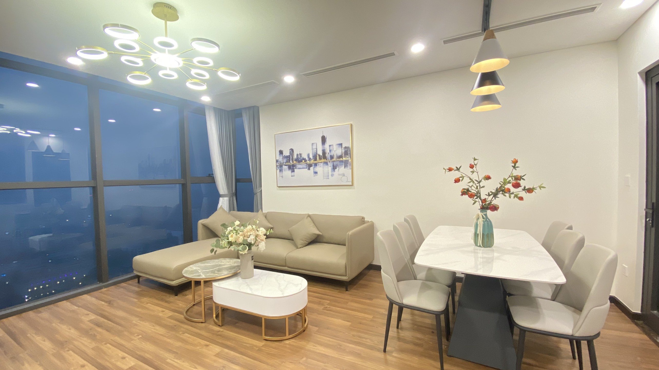 Cho thuê căn hộ chung cư The Nine - 9 Phạm Văn Đồng 2PN đã setup full đồ mới cao cấp tại chung cư The Nine - 9 Phạm Văn Đồng