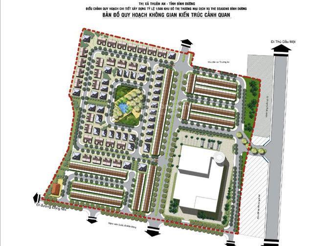 Bán đất nền dự án The Seasons Lái Thiêu, Bình Dương diện tích 100m2