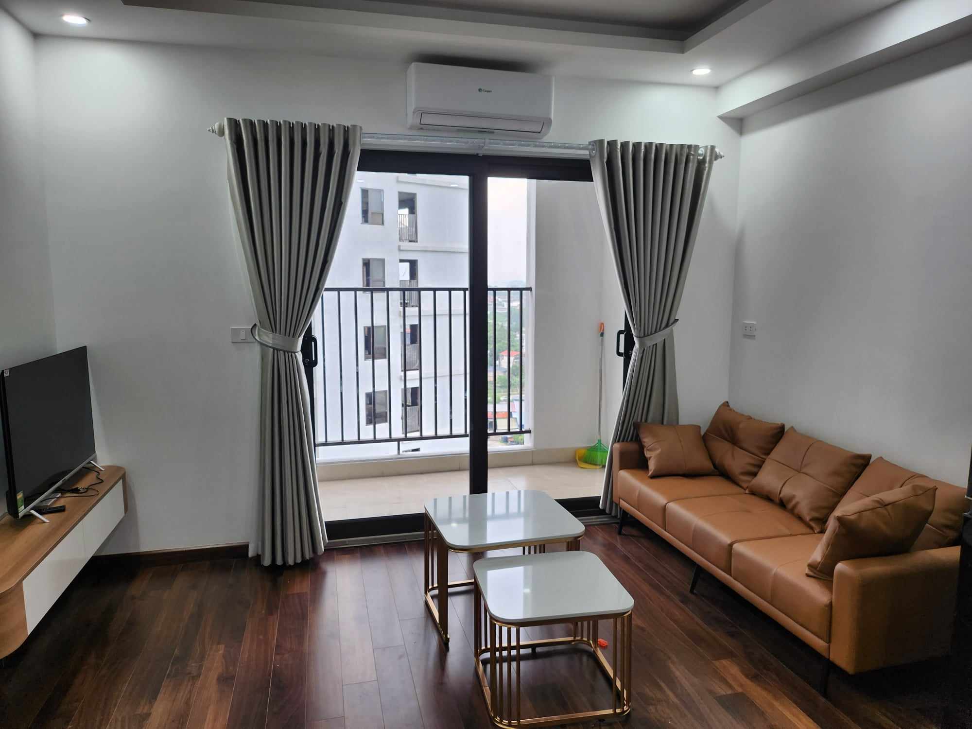Cho thuê căn hộ chung cư Tecco Elite cầu vượt Đán TP Thái Nguyên 52m2 2 phòng ngủ đầy đủ nội thất
