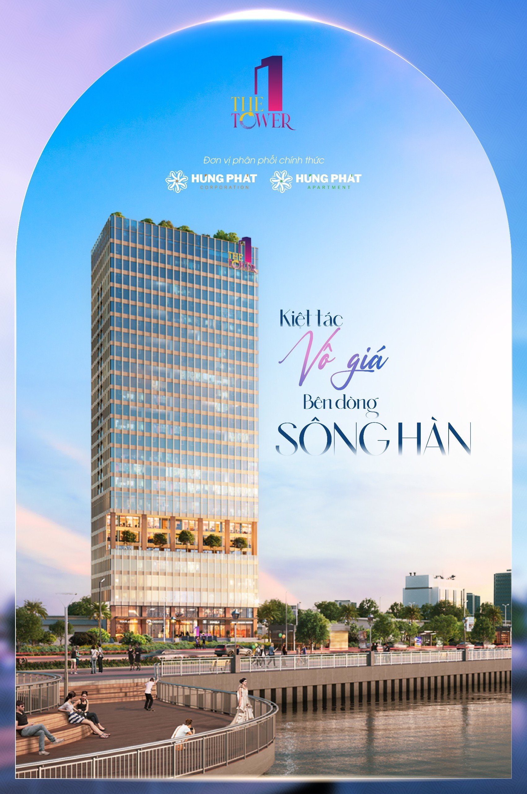 The One Tower Đà Nẵng nhận booking sớm nhất. Chiết khấu lên đến 16%. mặt tiền đường 2/9