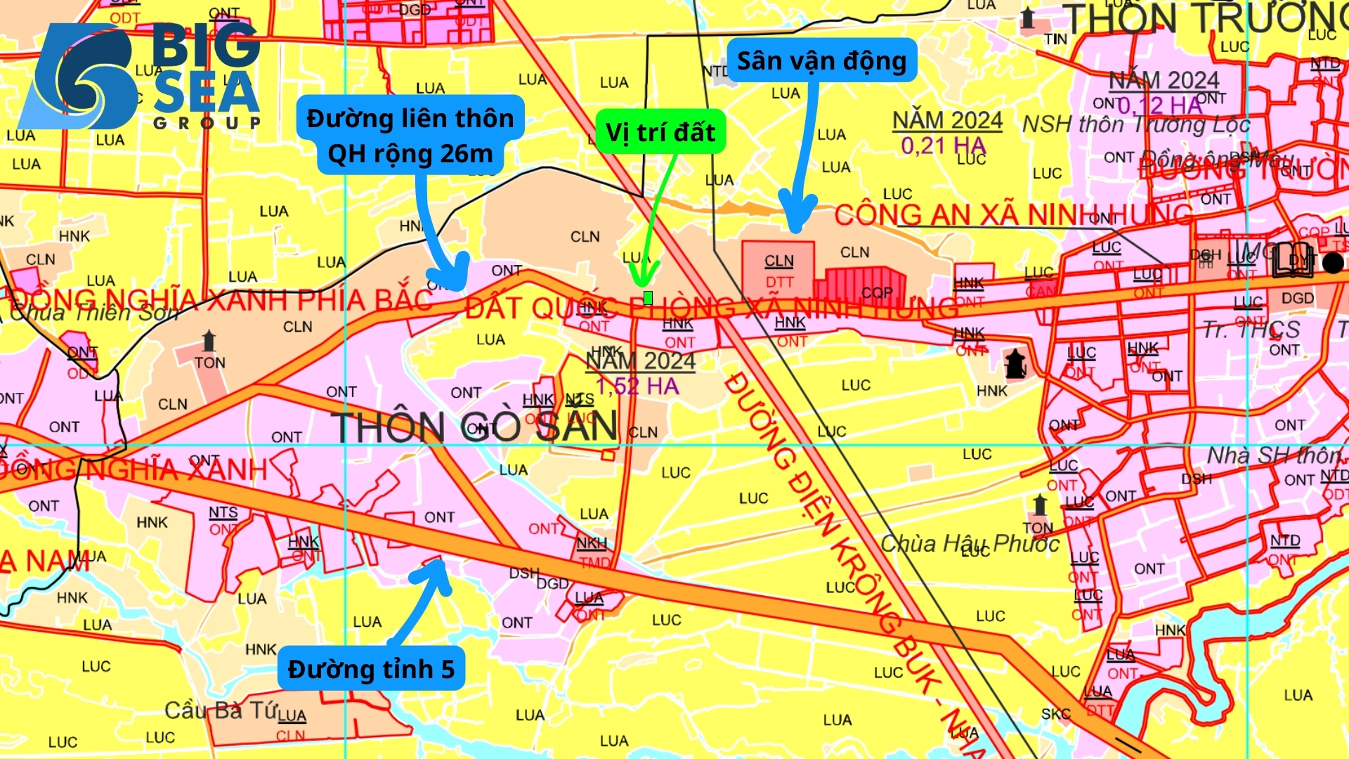 Giá Fo 904m2 mặt đường liên thôn quy hoạch 24m Ninh Hòa - Khánh Hòa