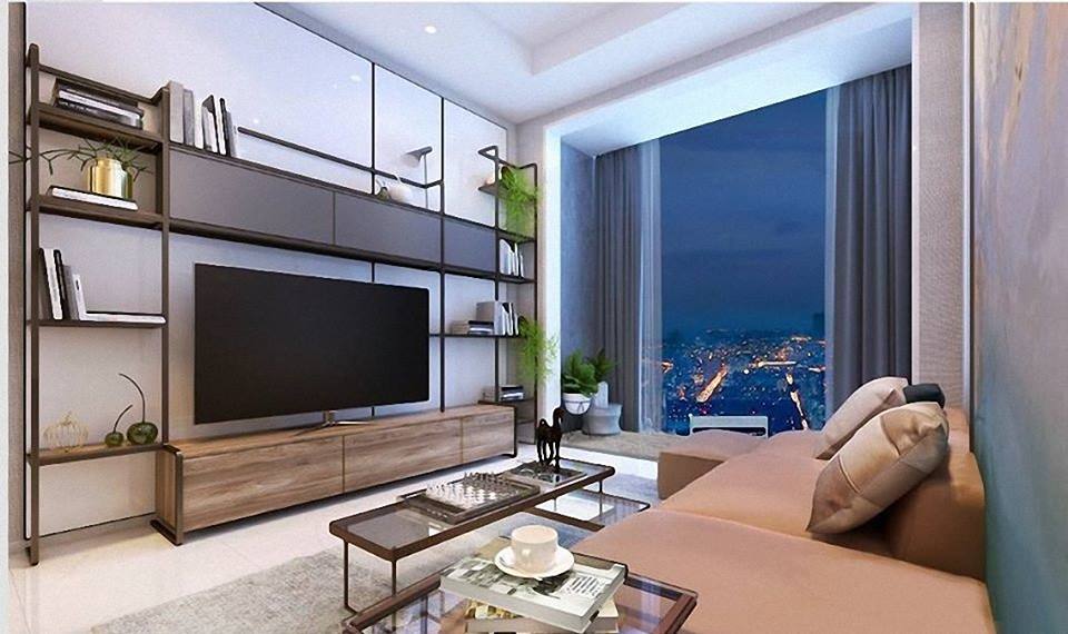 Cho thuê căn hộ Richland, 90m2, 2 phòng ngủ, đầy đủ đồ đẹp