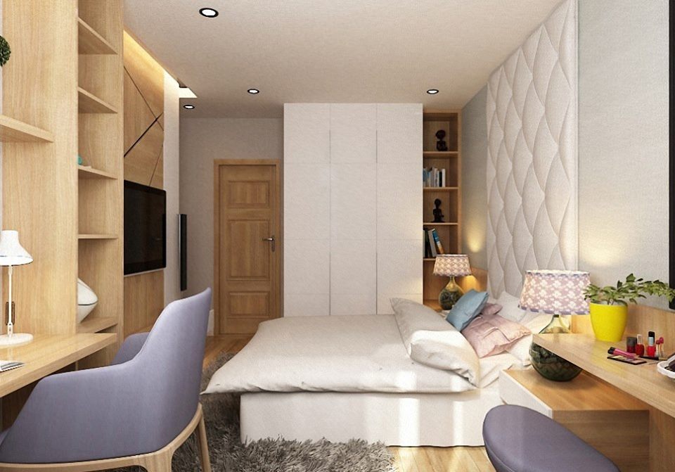 Cho thuê căn hộ Richland, 90m2, 2 phòng ngủ, đầy đủ đồ đẹp