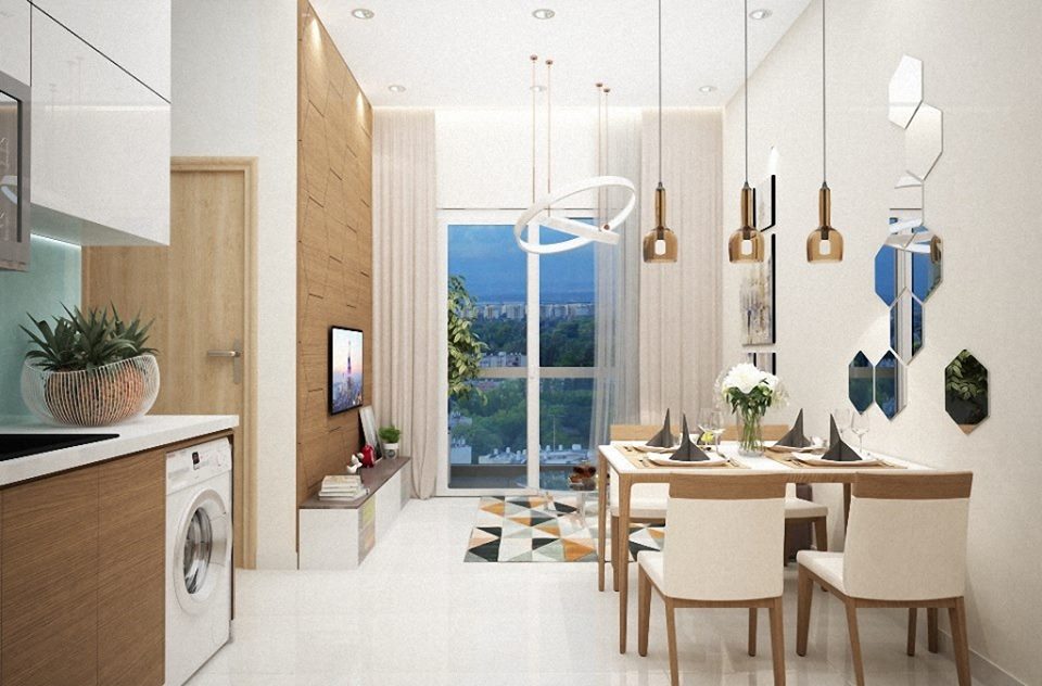 Cho thuê căn hộ Richland, 90m2, 2 phòng ngủ, đầy đủ đồ đẹp