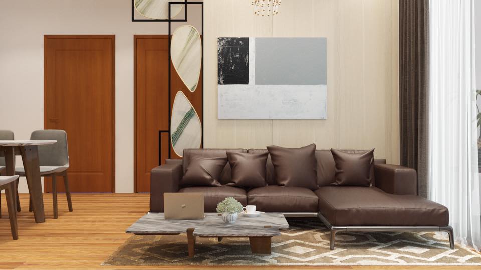 Cho thuê CHCC Sun Square, 118m2, 3 phòng ngủ, nội thất đẹp, 15 tr/tháng