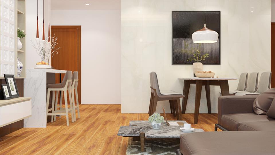 Cho thuê CHCC Sun Square, 118m2, 3 phòng ngủ, nội thất đẹp, 15 tr/tháng