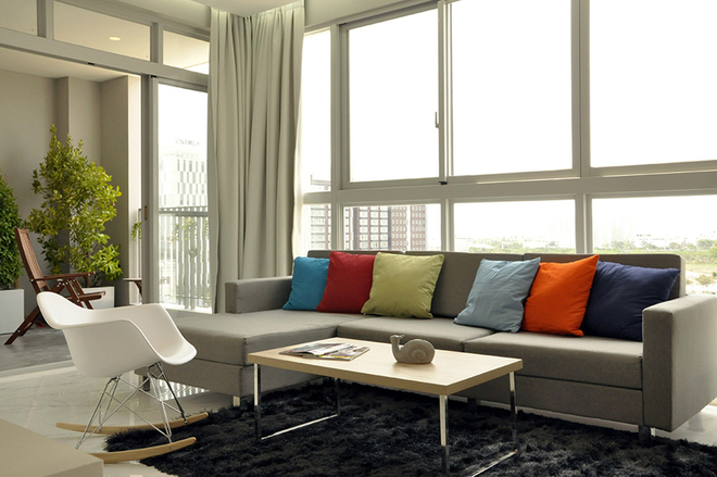 Cho thuê căn hộ 88m2, 2 phòng ngủ, đủ đồ, tầng 20, Goldmark City, 12 triệu/tháng