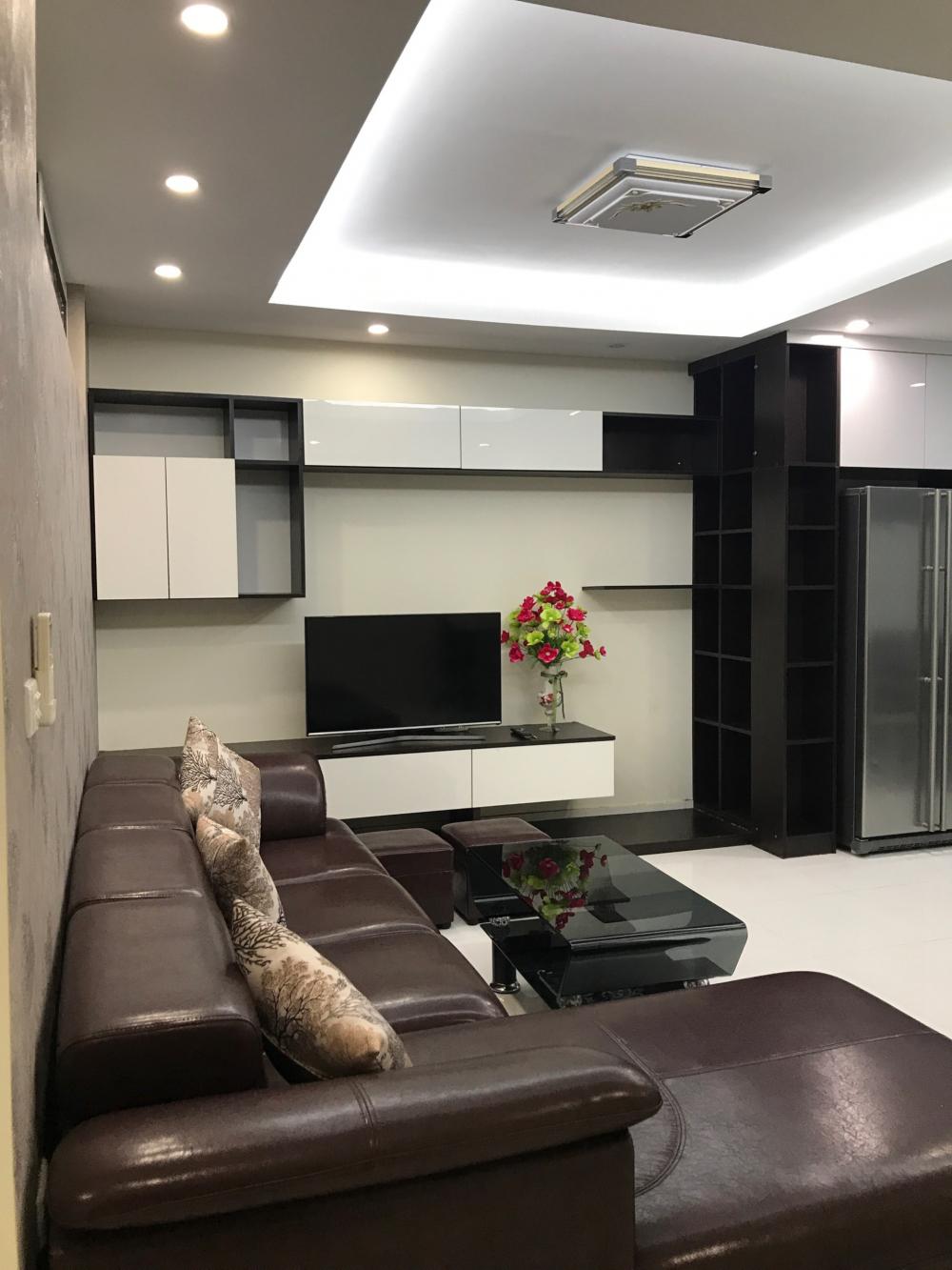 Cho thuê căn hộ chung cư Trương Định Complex, 3 phòng ngủ, đủ đồ, 9tr/tháng
