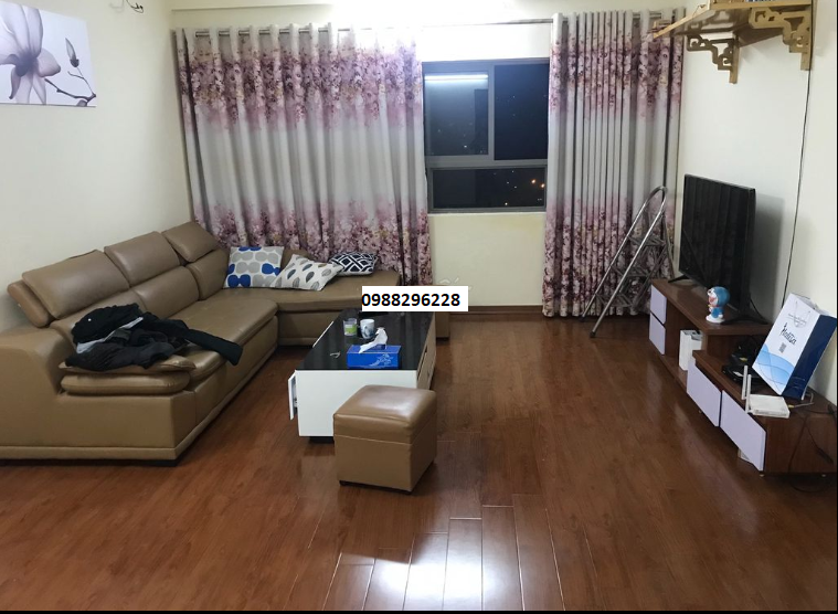 Cho thuê chung cư Sails Tower, Hà Đông, DT 100m2 2PN thoáng mát đủ đồ đẹp giá 6,3tr/th