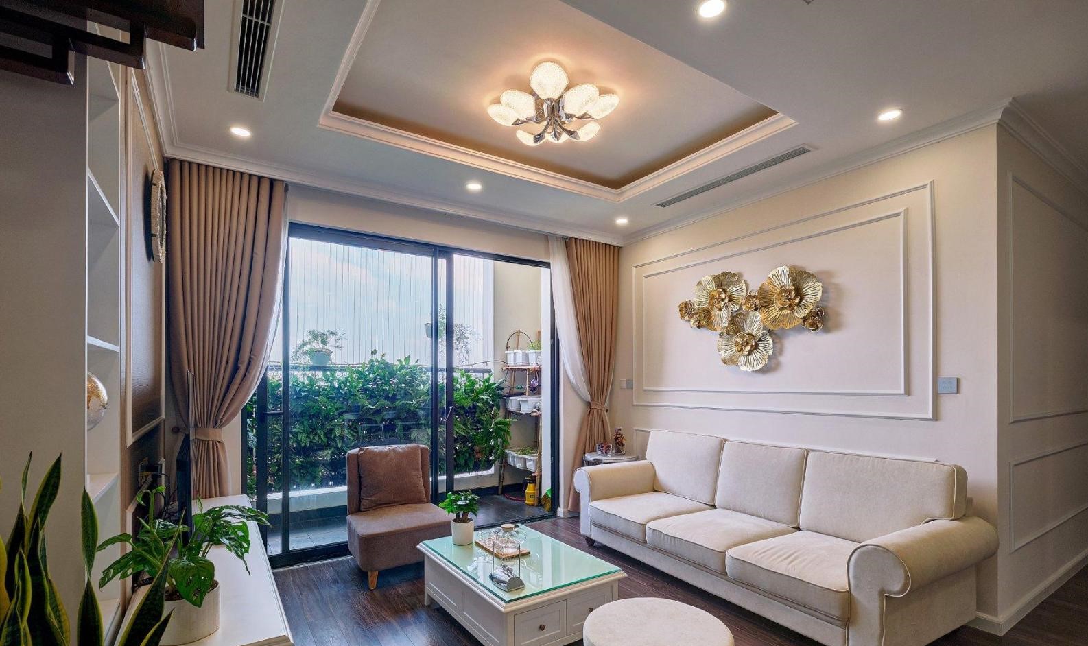 Cho thuê căn hộ 2 ngủ full đồ chung cư Sun Grand City 22 triệu.