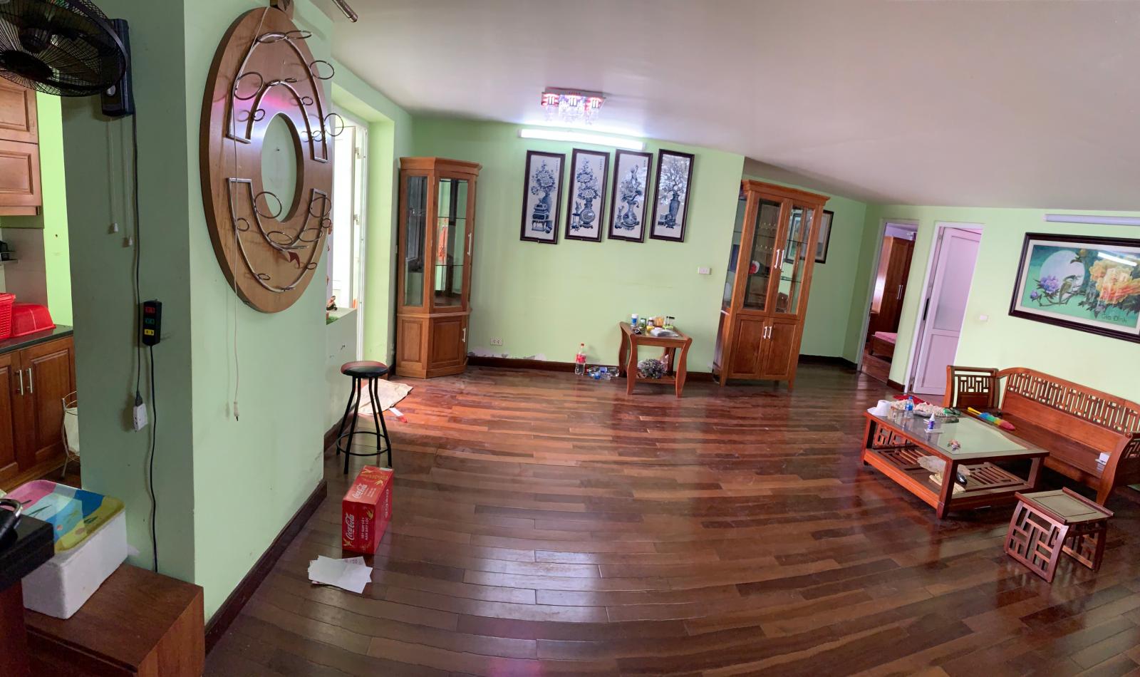 Cho thuê chung cư 3 ngủ full đồ giá 10 triệu KĐT Văn Quán, HĐ