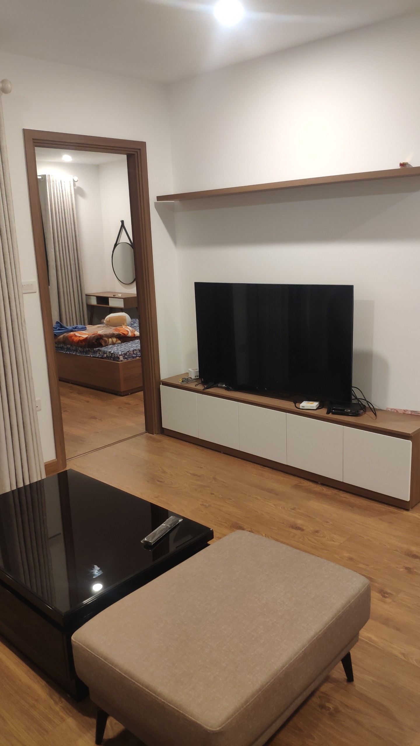 Cho thuê căn 2PN 75m2 chung cư Amber Riverside 622 Minh Khai thông với Times City có slot ô tô