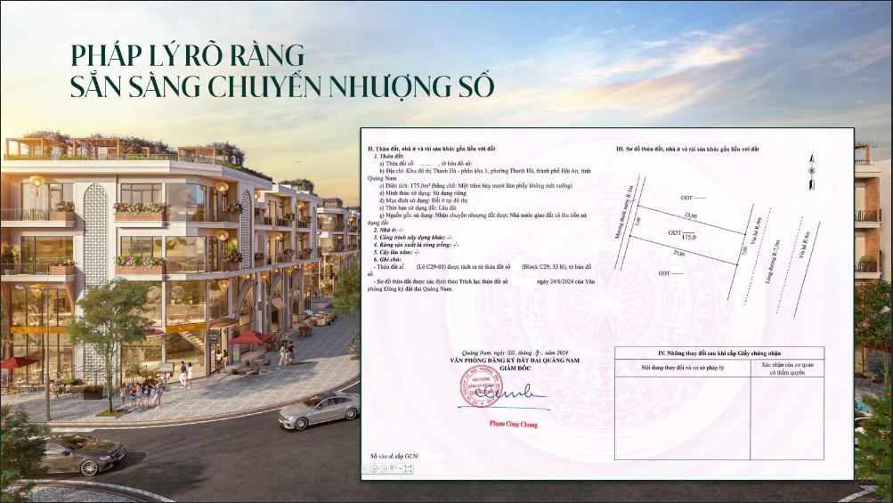 Đất nền chỉ từ 28tr/m2 Hội An Legacity dự án quy mô lớn đầy đủ tiện ích nằm ngay trung tâm Hội An
