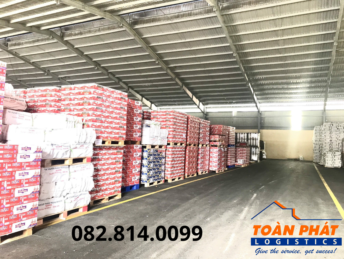 Cho thuê kho bao gồm dịch vụ xếp dỡ, thuê kho diện tích tách nhỏ 200-300m2 tại KCN Sóng Thần 1