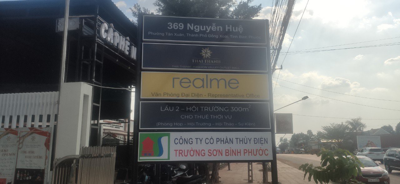 Cho thuê văn phòng rộng lớn tại Đồng Xoài, Bình Phước