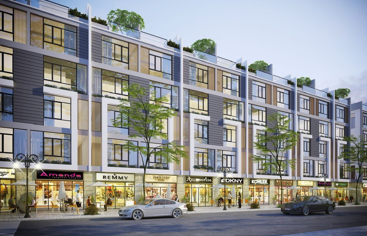 Bán suất ngoại giao shophouse Him Lam Long Biên nằm trong khu chung cư 6000 dân