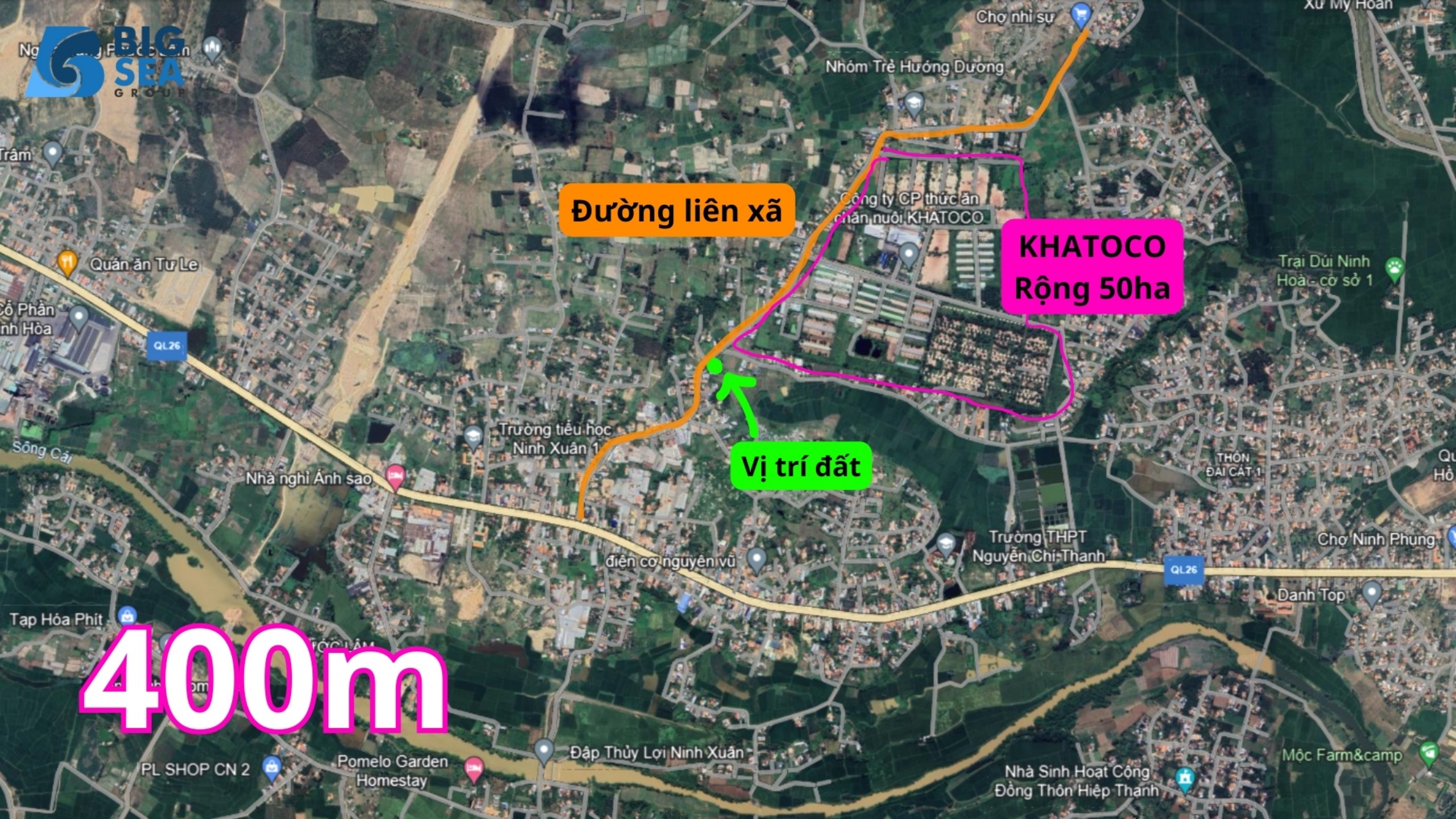Cần Bán 490,8 m2 Đất sẵn nhà hiện hữu tại TX Ninh Hòa-Khánh Hòa, Giá chỉ 2,4xx tỷ (x tầm trung). LH 0964 965 686