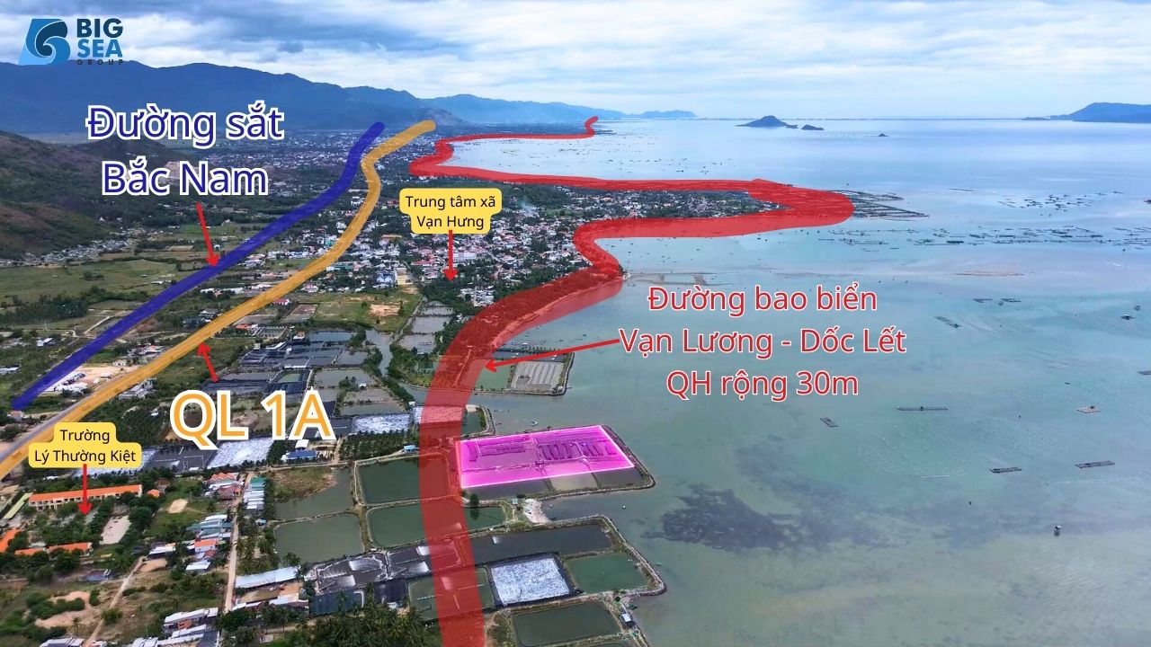 Siêu phẩm 9714,3m2 quy hoạch full thổ cư mặt biển Vạn Ninh, Khánh Hòa