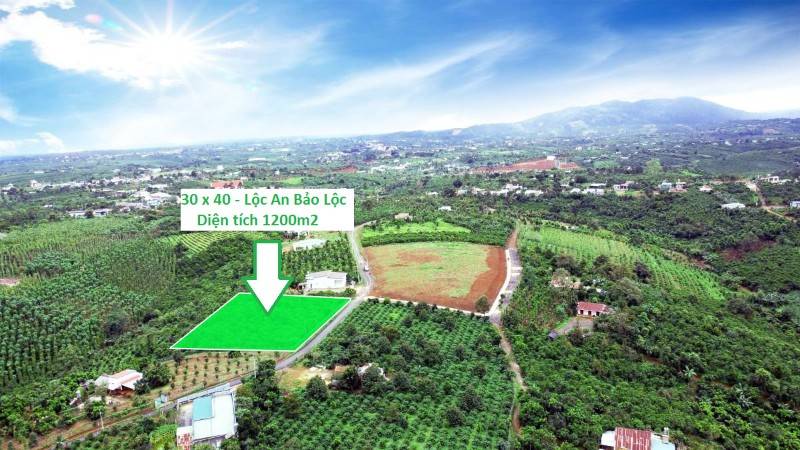 Trung tâm Lộc An, Bảo Lộc 1200m2 - 100m2 thổ -SHR