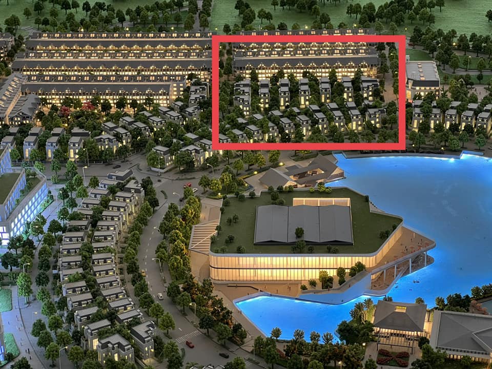 Bán liền kề 2 mặt tiền View hồ 6ha, dự án Hinode