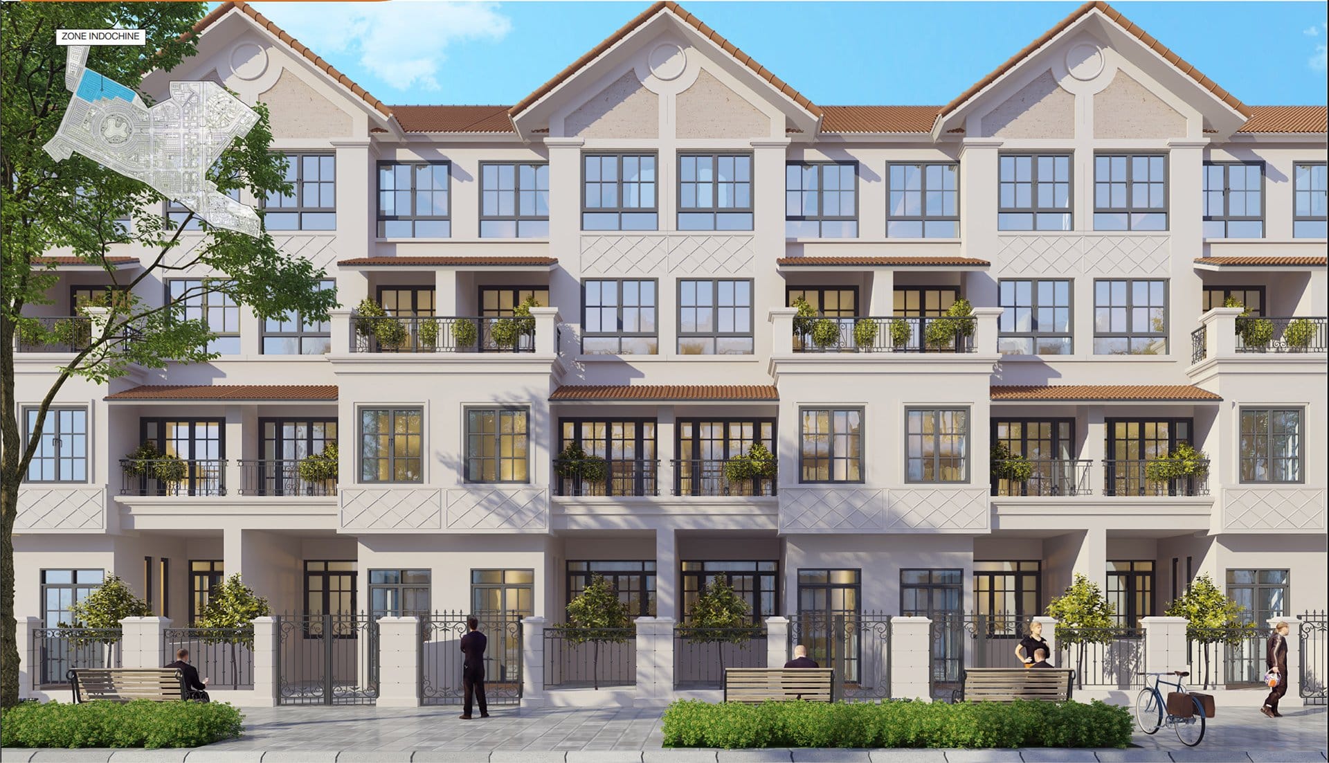 Bán liền kề 2 mặt tiền View hồ 6ha, dự án Hinode