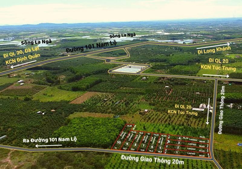 Bán đất vườn ven Hồ Trị An - Định Quán - Đồng Nai. Giá: 1,2 tỷ/1000m2