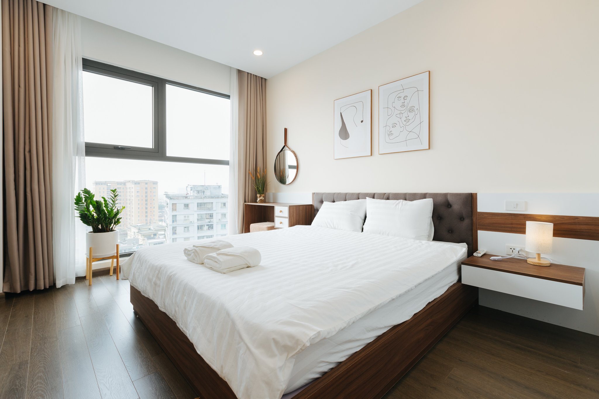 Cho thuê chung cư Garden Hill 2N 2WC 80m2 10 triệu/tháng