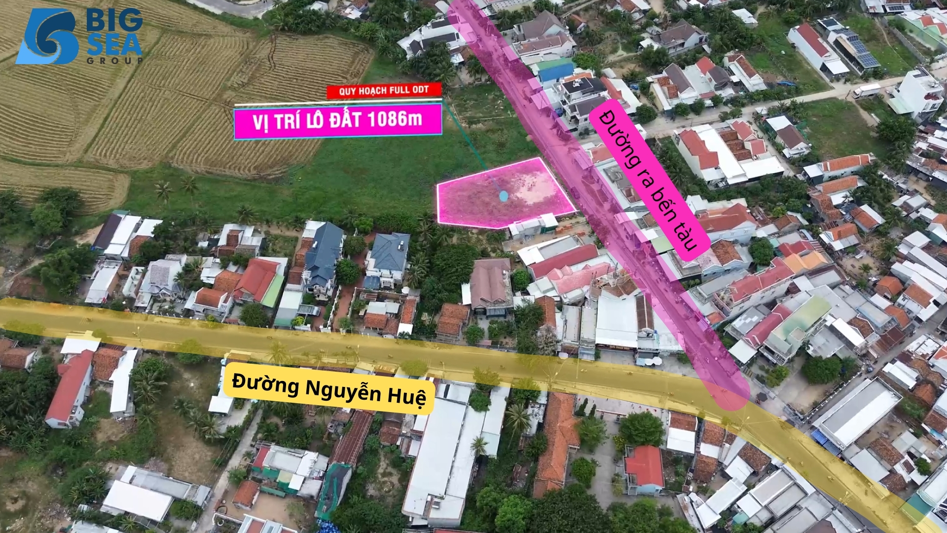 Hàng Fo chưa qua đầu tư 1086,6m2 quy hoạch full thổ cư Vạn Ninh - Khánh Hòa